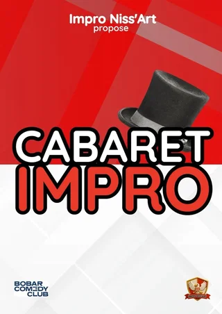 Affiche de Impro Nissart, Le Cabaret