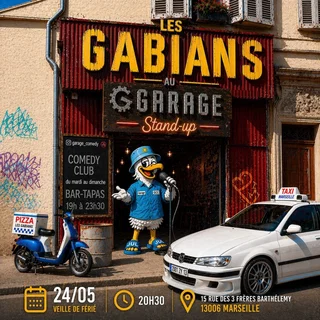 Affiche de Les Gabians font l’arrêt au Garage