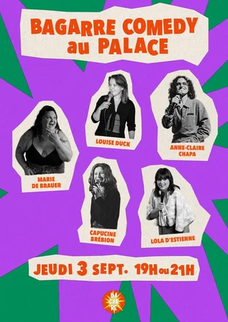 Affiche de Bagarre Comedy au Palace