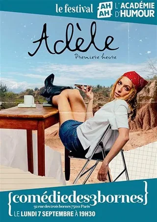 Affiche de Adèle dans Premier spectacle