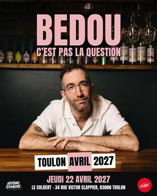 Affiche de Bedou dans c'est pas la question