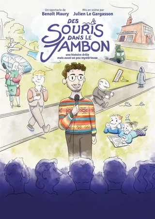 Affiche de Benoît Maury dans Des souris dans le jambon