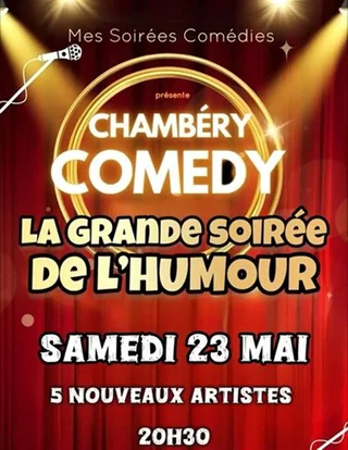 Affiche de Chambéry Comedy : la soirée de l'humour