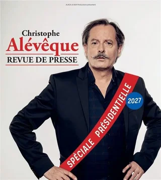 Affiche de Christophe Alévêque dans Revue de presse