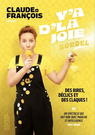 Affiche de Claude François dans Y'a d'la joie bordel