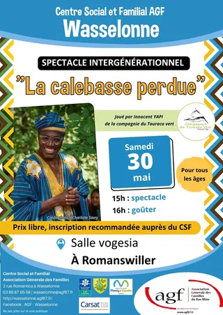 Affiche de Conte africain - La calebasse perdue 