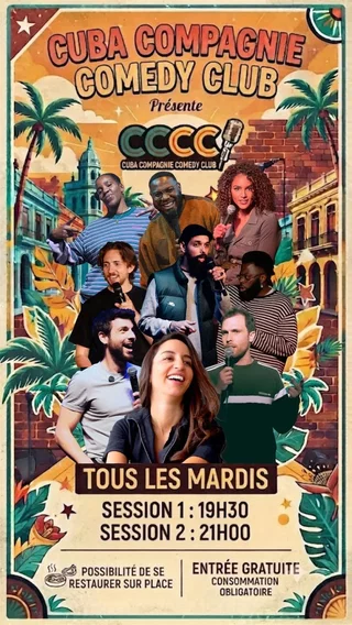 Affiche de Cuba Compagnie Comedy Club
