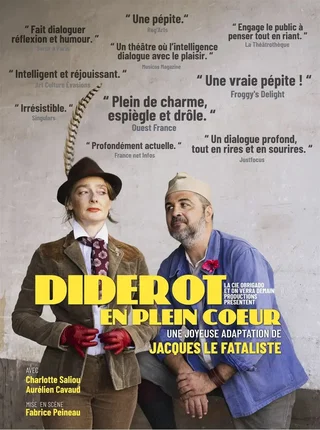 Affiche de Diderot en plein coeur