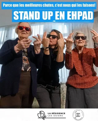 Affiche de Du stand-up en EHPAD