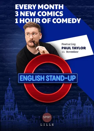 Affiche de English Stand-Up Comedy Club presents Paul Taylor