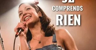 Affiche de Geryy dans 'Je comprends rien' au théâtre BO Saint Martin