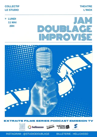 Affiche de Jam doublage Improvisé