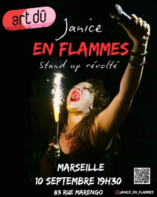 Affiche de Janice en Flammes dans Stand up révolté