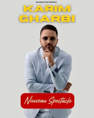 Affiche de Karim Gharbi dans son nouveau spectacle