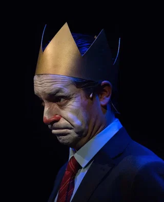 Affiche de La vie et la mort de Jacques Chirac, roi des français