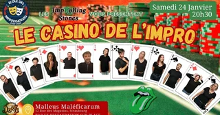 Affiche de Le casino de l'impro des Improlling Stones  