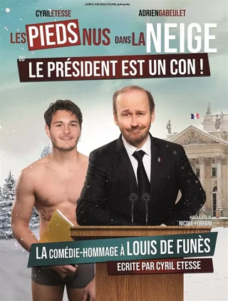 Affiche de Les pieds nus dans la neige