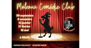 Affiche de Malraux Comédie Club avec Clément  LEFEBVRE