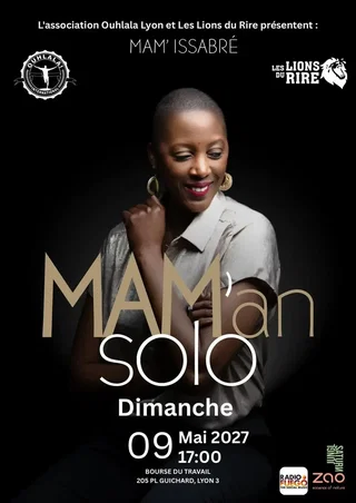 Affiche de Mam' Issabré au Festival Les Lions du Rire