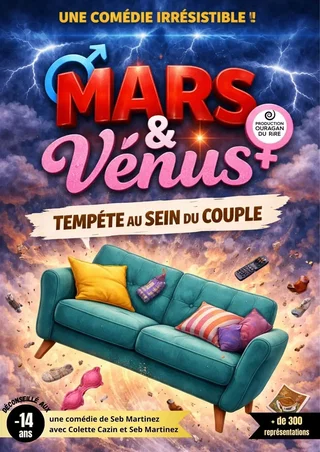 Affiche de Mars et Vénus, tempête au sein du couple !