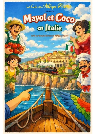 Affiche de Mayol et Coco en Italie