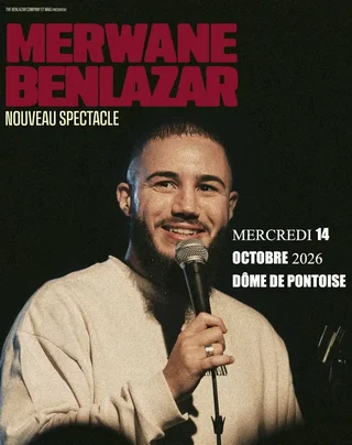 Affiche de Merwane Benlazar dans Son nouveau spectacle