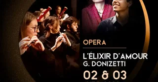 Affiche de Opéra – L’élixir d’amour – G. Donizetti