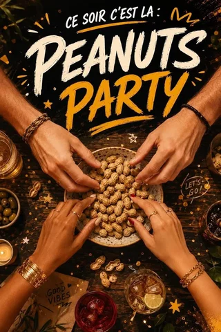 Affiche de Peanuts party