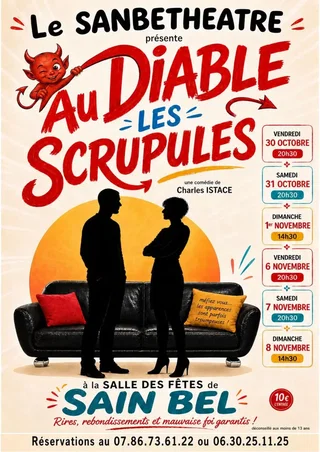 Affiche de salle des fêtes abel prébet
