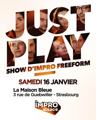 Affiche de Show d'IMPRO Alsace : Just Play