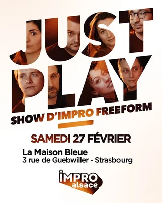 Affiche de Show d'IMPRO Alsace : Just Play