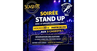 Affiche de Soirée stand up 
