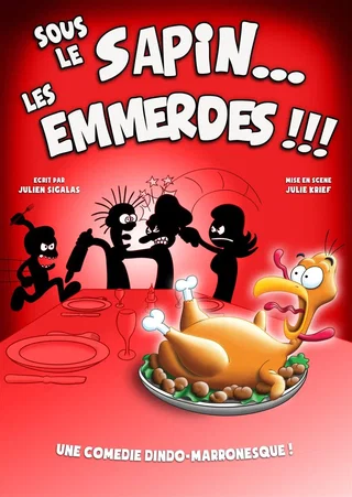 Affiche de Sous le sapin... Les emmerdes !