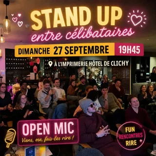 Affiche de Stand-Up entre célibataires  — Rire, c'est déjà séduire