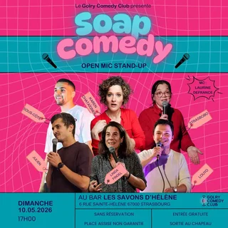 Affiche de Stand-up : Soap Comedy #70 aux Savons d'Hélène !