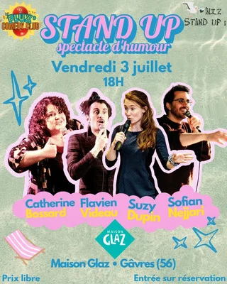 Affiche de STAND-UP / spectacle d'humour / Maison Glaz