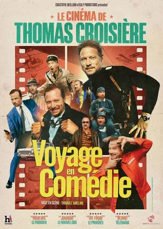 Affiche de Voyage en comédie avec Thomas Croisière