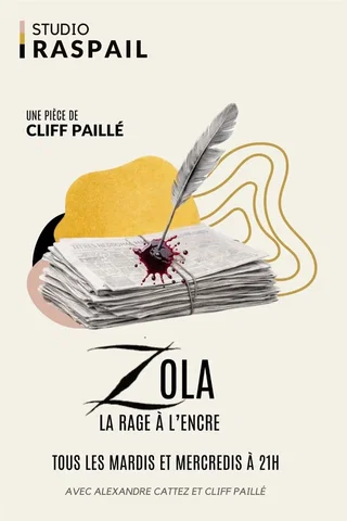 Affiche de Zola, la rage à l'encre