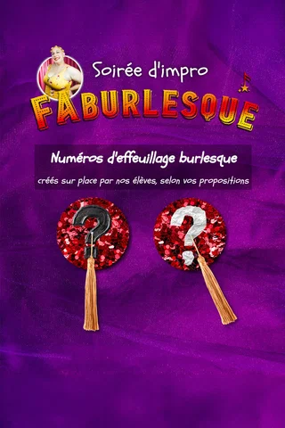 Affiche de Impro Burlesque