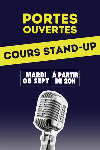 Affiche de Portes ouvertes - stand-up
