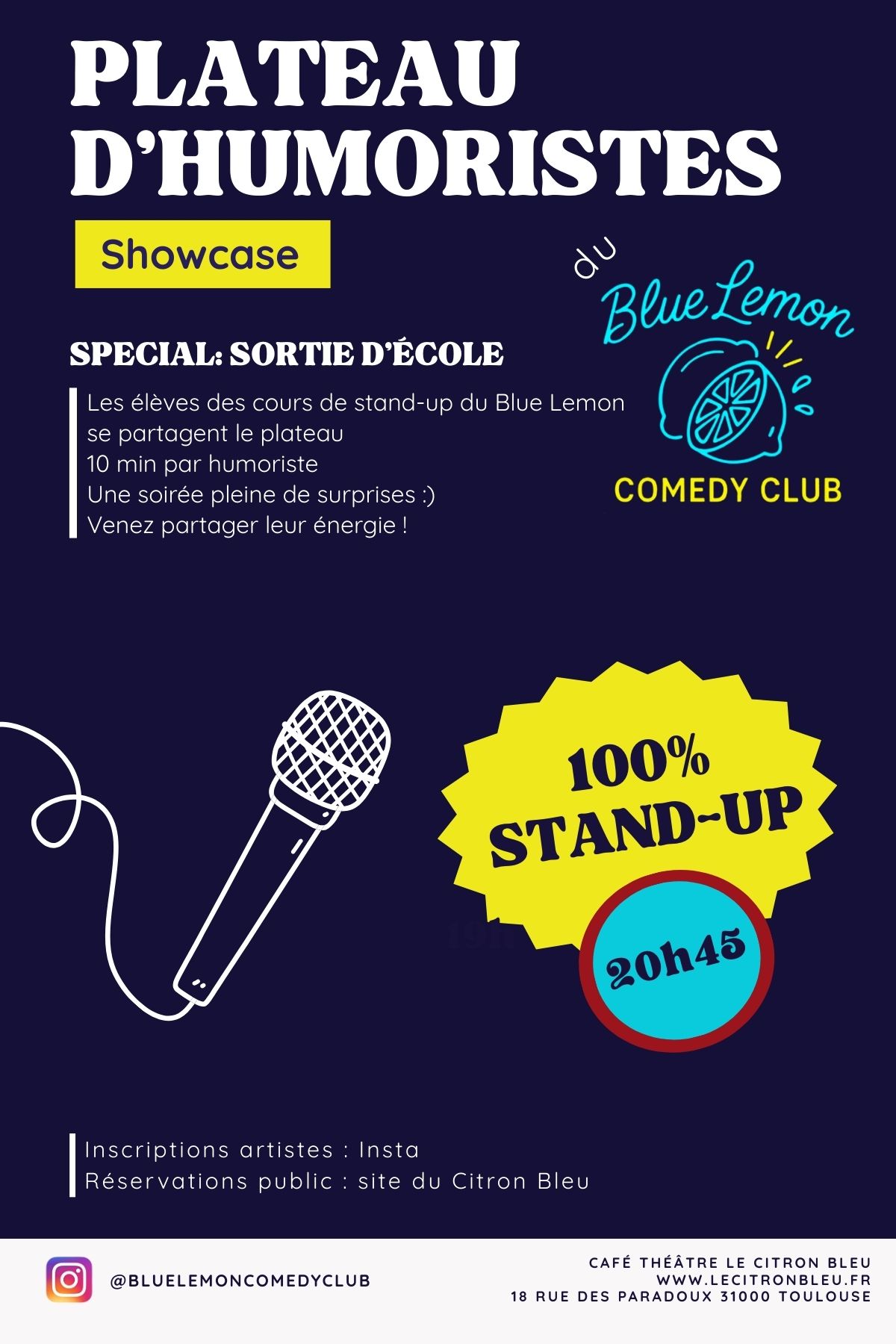 Stand-up - "COCKTAIL D’AGRUMES" - Showcase - 20:45🎤