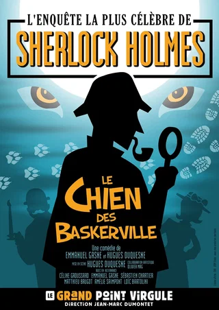 Affiche de Sherlock holmes, le chien des baskerville
