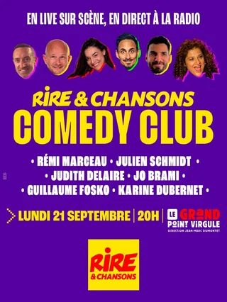 Affiche de Rire et chansons comedy club