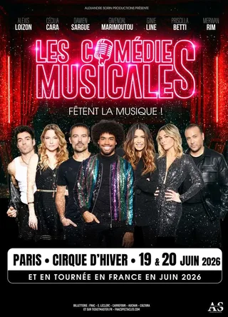 Affiche de Les comédies musicales