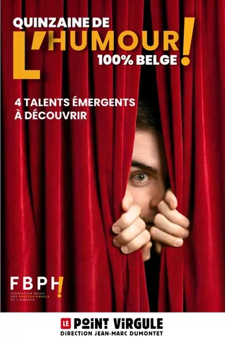 Affiche de La quinzaine de l'humour 100% belge