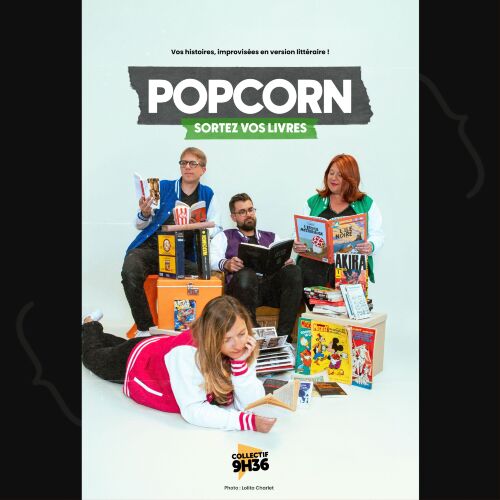 Popcorn : sortez vos livres !