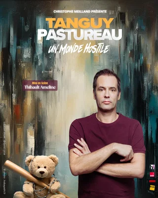 Affiche de Tanguy Pastureau - Un monde hostile (pour un cœur tendre) - Bourse du Travail Lyon 3