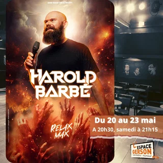 Affiche de Harold Barbe - Relax Max