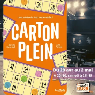 Affiche de Carton plein