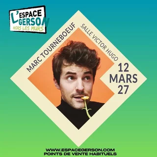 Affiche de Marc Tourneboeuf // Salle Victor Hugo 69006